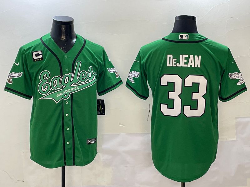 Men Philadelphia Eagles #33 Dejean Green Joint Name 2025 Nike Limited NFL Jersey style 7->philadelphia eagles->NFL Jersey